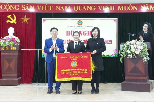 TAND huyện Chi Lăng triển khai công tác Tòa án năm 2025