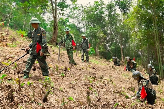 Cao Bằng còn khoảng 14.000ha đất bị ô nhiễm bom mìn