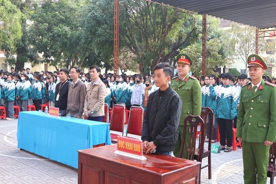 Phiên tòa giả định, tuyên truyền pháp luật cho học sinh