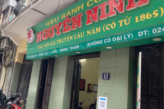 Xử phạt chủ cơ sở bánh cốm gia truyền Nguyên Ninh