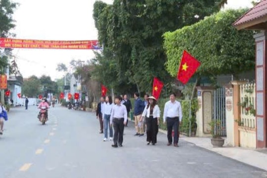 Huyện Triệu Sơn (Thanh Hóa) đạt chuẩn nông thôn mới nâng cao