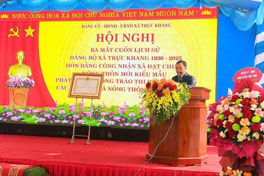 Xã Trực Khang - Điểm sáng về xây dựng nông thôn mới kiểu mẫu