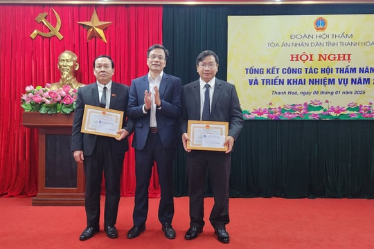 Đoàn Hội thẩm TAND tỉnh Thanh Hóa tổ chức Hội nghị triển khai công tác năm 2025