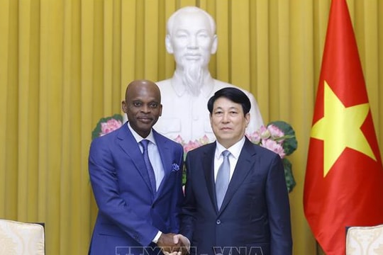 Chủ tịch nước Lương Cường tiếp Bộ trưởng Ngoại giao, Hội nhập khu vực và Kiều dân nước Cộng hòa Togo