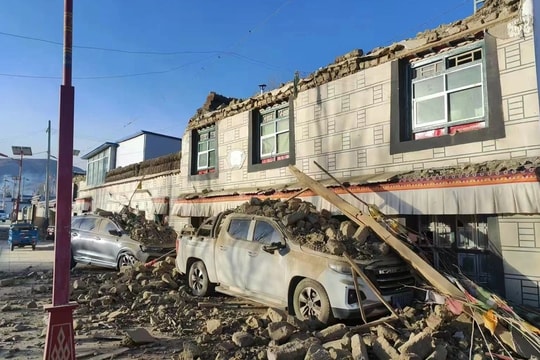 Động đất tại Tây Tạng: Chưa ghi nhận thông tin có nạn nhân là người Việt Nam