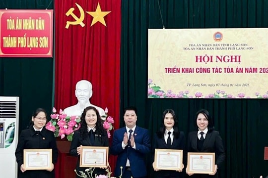 TAND TP. Lạng Sơn: Dấu ấn trong hành trình tư pháp số