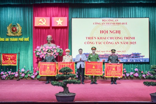 Công an TP Huế triển khai công tác Công an năm 2025
