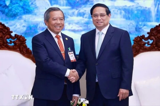 Thủ tướng Phạm Minh Chính: Thúc đẩy giao lưu nhân dân, giao lưu văn hóa Việt-Lào