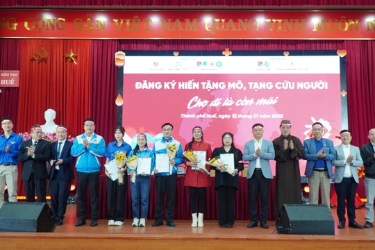 'Ngày chủ nhật Đỏ' lan toả tinh thần hiến máu, hiến mô, hiến tạng cứu người