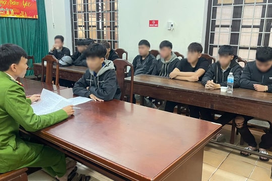 Bắt giữ nhóm thanh thiếu niên để điều tra về hành vi cố ý gây thương tích