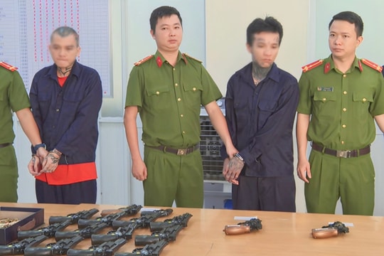 Phá đường dây vũ khí quân dụng, thu giữ nhiều tang vật