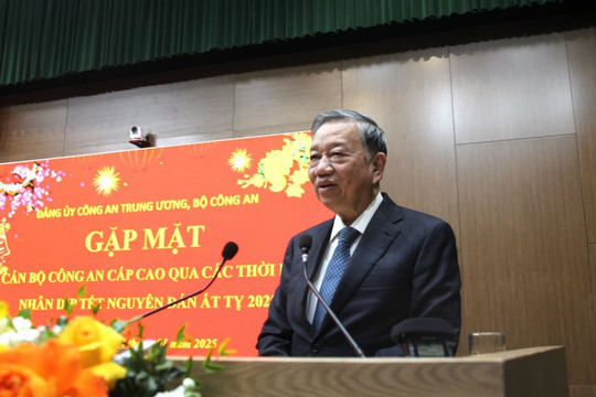 Tổng Bí thư Tô Lâm gặp mặt cán bộ Công an cấp cao qua các thời kỳ