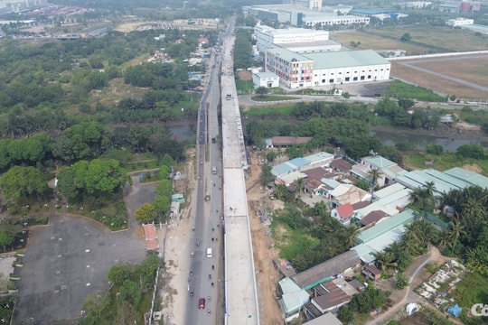 Cầu Tăng Long hơn 700 tỷ đồng ở phía Đông TP.HCM sắp thông xe 1 nhánh