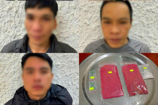 Bắt 5 đối tượng liên quan đến ma túy