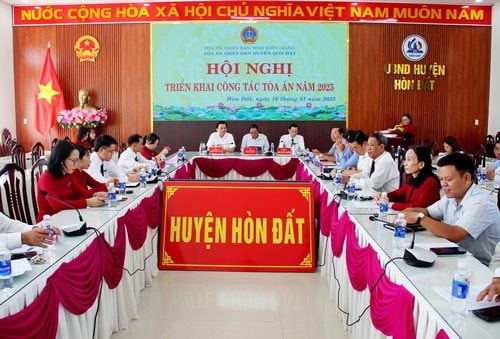 TAND huyện Hòn Đất triển khai công tác năm 2025