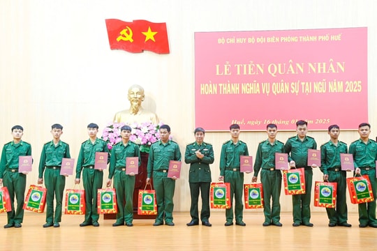 93 quân nhân hoàn thành nghĩa vụ quân sự trở về địa phương