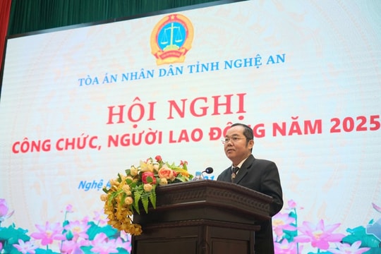 TAND tỉnh Nghệ An tổ chức Hội nghị công chức và người lao động năm 2025