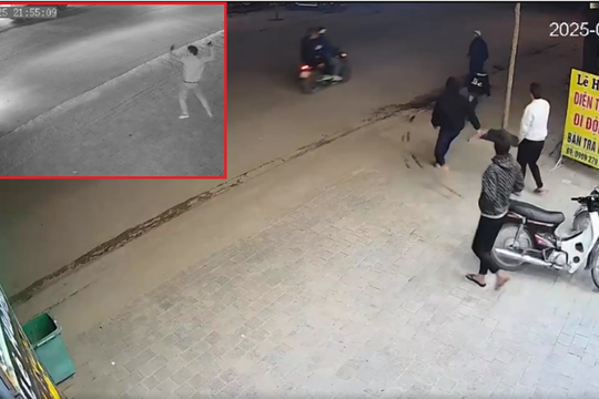 Nhóm thanh niên mang kiếm, vỏ chai bia gây sự với người đi đường