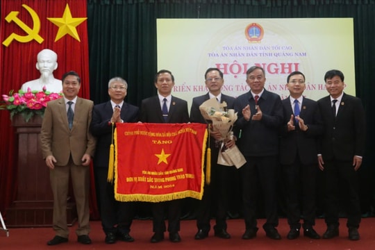 TAND tỉnh Quảng Nam 2 năm liền nhận Cờ thi đua Chính phủ