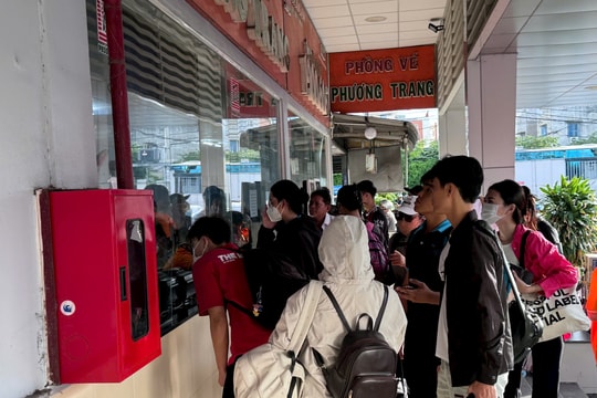 Các bến xe TP.HCM dự kiến đón gần 2 triệu khách dịp Tết