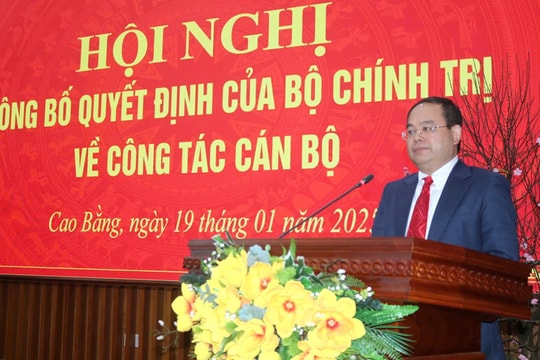 Cao Bằng có tân Bí thư Tỉnh ủy
