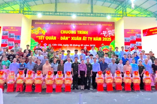 “Tết Quân – Dân” Xuân Ất Tỵ 2025 diễn ra với nhiều hoạt động ý nghĩa