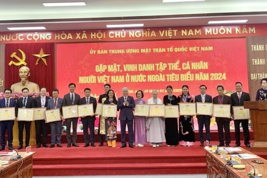 Vinh danh 26 tập thể, cá nhân kiều bào tiêu biểu
