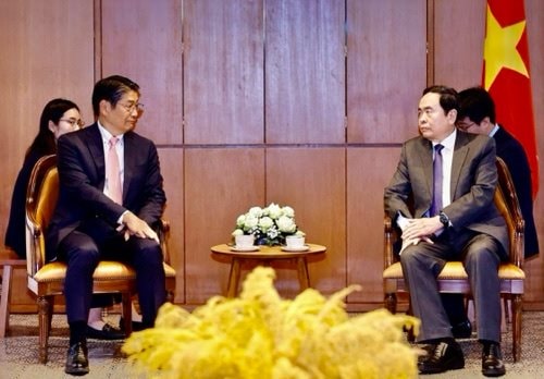 Chủ tịch Quốc hội Trần Thanh Mẫn tiếp Đại sứ Nhật Bản Ito Naoki