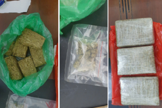 Khen thưởng lực lượng phá chuyên án, bắt giữ 12kg cần sa