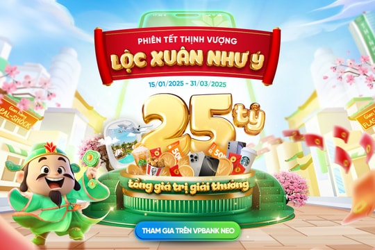 VPBank tặng cơn mưa quà lên tới 25 tỷ đồng cho khách hàng