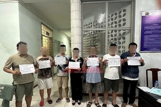 Triệt xóa tụ điểm đánh bạc, bắt giữ 7 đối tượng