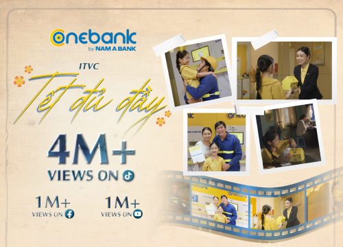 iTVC “Tết đủ đầy cùng onebank” chạm đến cảm xúc hàng triệu người xem