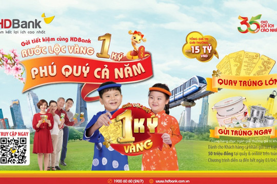 Trải nghiệm số hóa đón xuân 2025 cùng ngàn ưu đãi từ HDBank