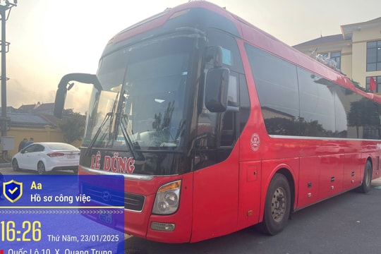 Xe khách chở quá số người, lái xe và chủ xe bị phạt hơn 112 triệu đồng