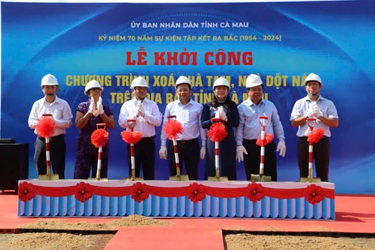 Năm 2025, Cà Mau sẽ xây mới và sửa chữa 3.995 căn nhà