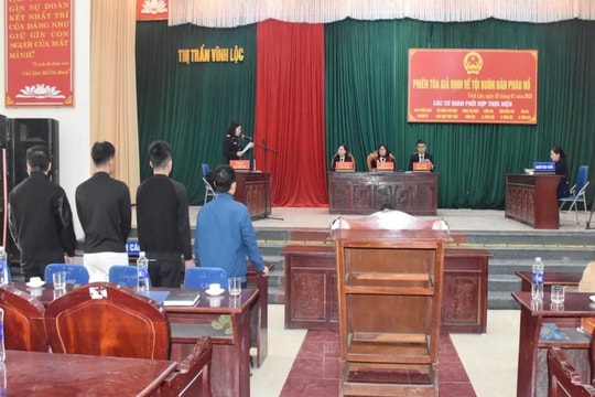 Phiên tòa giả định xét xử vụ án buôn bán pháo nổ