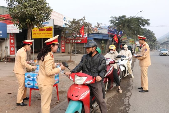 Thái Nguyên: Tăng cường kiểm tra, bảo đảm TTATGT dịp Tết