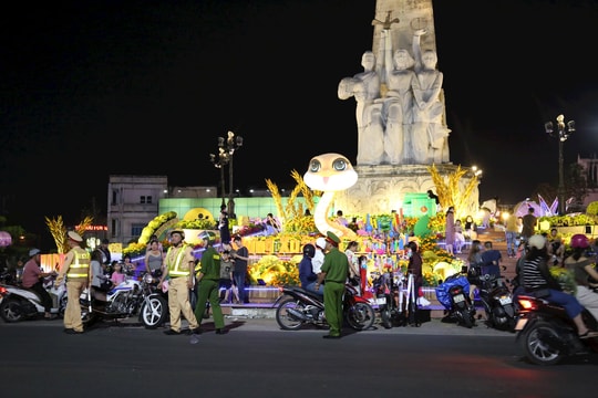 Đảm bảo trật tự, ATGT cho nhân dân vui Xuân đón Tết