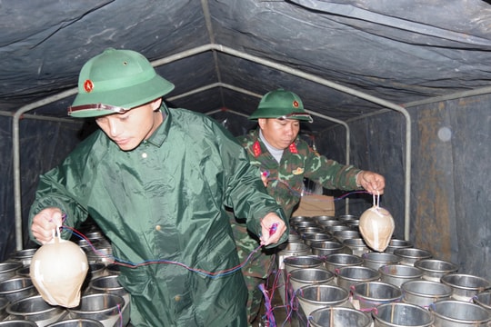 Hoàn tất chuẩn bị cho trận địa pháo hoa ở Huế