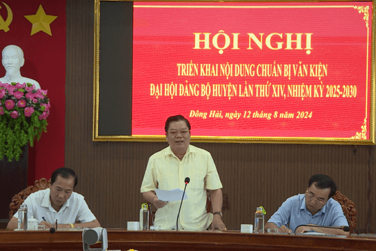 Huyện Đông Hải (Bạc Liêu): Hướng tới tổ chức Đại hội Đảng bộ huyện lần thứ XIV, nhiệm kỳ 2025 – 2030