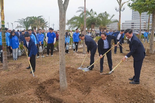 Lãnh đạo TP. Hải Phòng phát động Tết trồng cây Xuân Ất Tỵ 2025