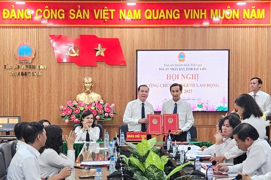 Hội nghị công chức và người lao động TAND tỉnh Bạc Liêu năm 2025