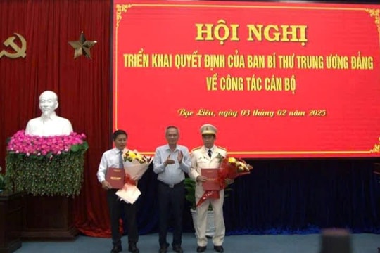 Ban Bí thư chỉ định hai nhân sự tham gia BCH Đảng bộ tỉnh Bạc Liêu
