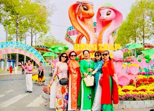 Đồng Tháp: Thu hút 248.000 lượt khách dịp Tết Nguyên đán Ất Tỵ