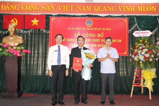 Điều động, bổ nhiệm Chánh án TAND Quận 4
