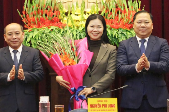 Bà Bùi Thị Minh giữ chức Phó Bí thư Tỉnh ủy Hòa Bình