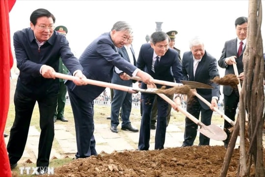 Tổng Bí thư Tô Lâm dự Lễ phát động Tết trồng cây Xuân Ất Tỵ tại Hưng Yên