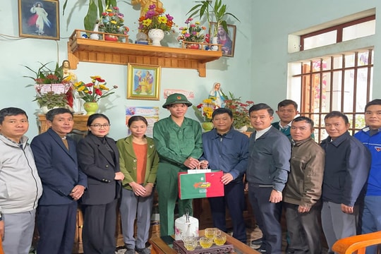 Lên đường nhập ngũ sẵn sàng phục vụ Tổ quốc