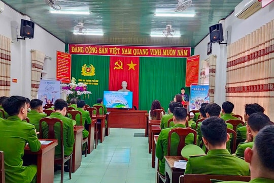 Hướng nghiệp, hỗ trợ việc làm cho chiến sỹ nghĩa vụ công an xuất ngũ