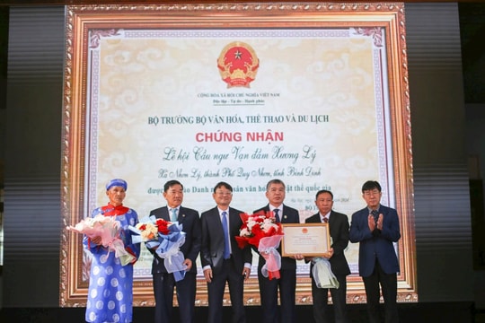 Lễ hội cầu ngư vạn đầm Xương Lý là Di sản văn hóa phi vật thể quốc gia